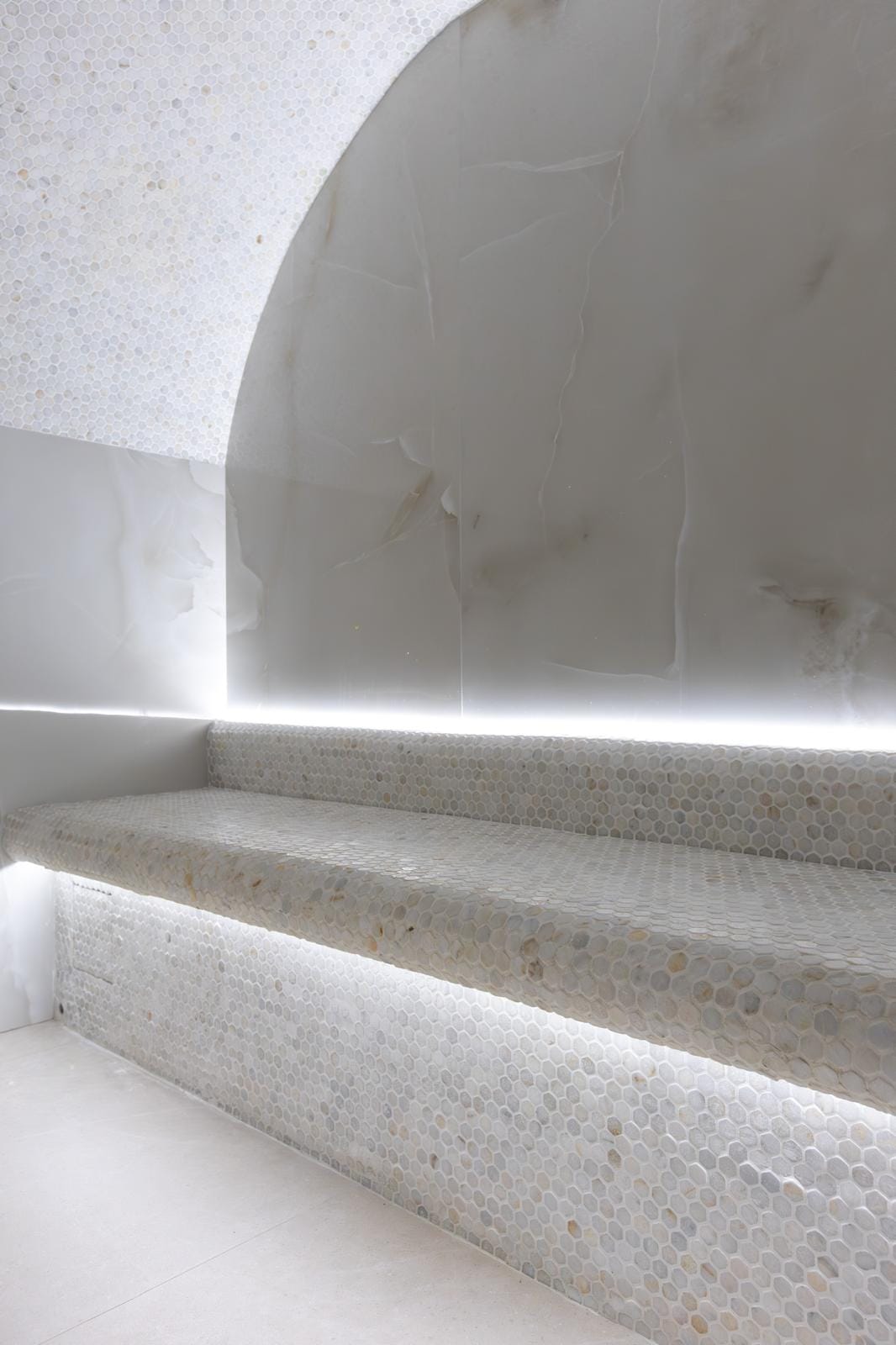 Intérieur Murano Spa — voûtes et marbre